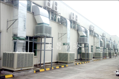 玩具工廠車間節能環?？照{安裝工程案例